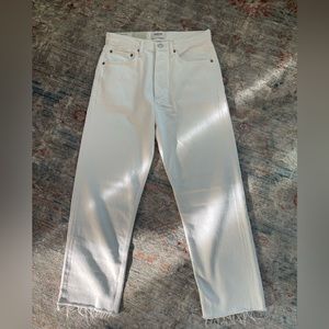 Agolde 90s crop mid rise loose straight jean 26